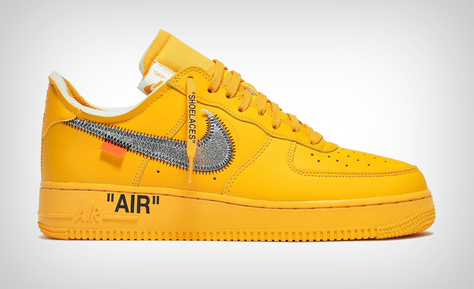 Nike x Off-White Air Force 1 «University Gold»