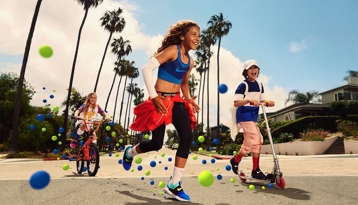 Nike развивает детский спорт