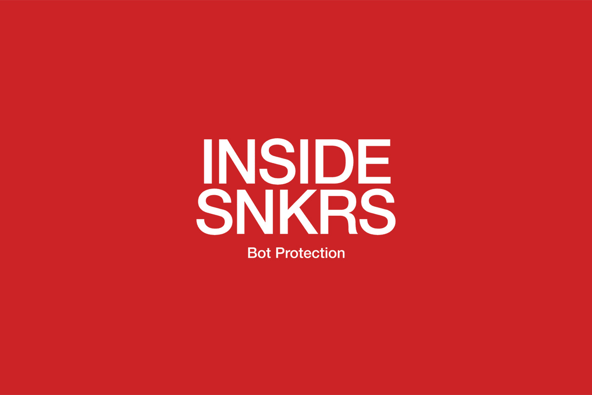 Защита Nike от ботов в приложении SNKRS